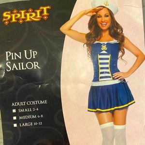 Pin-Up Sailor Halloween Costume (Spirit)